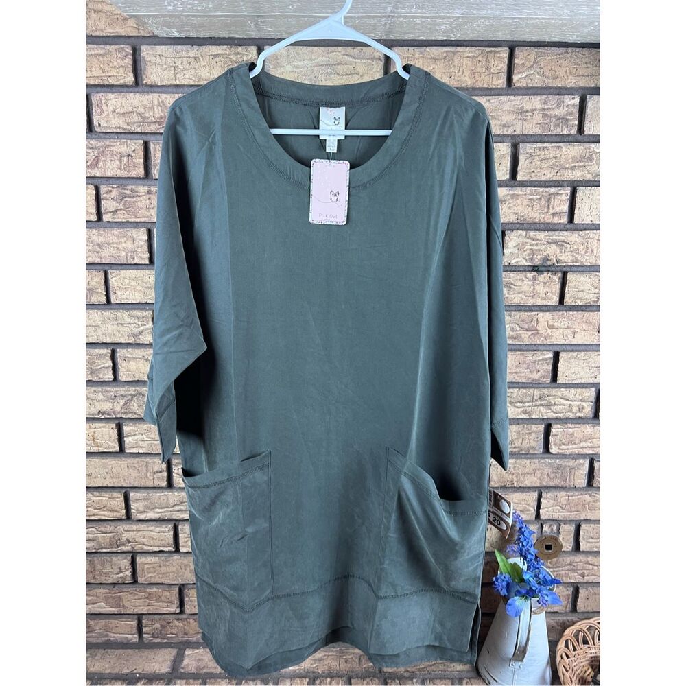 Pink Owl Big slouchy tee size‎ medium